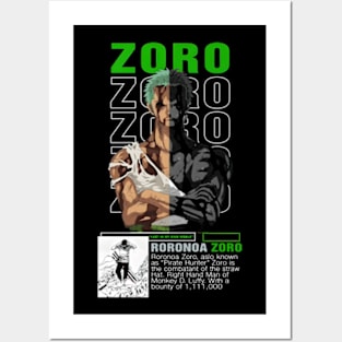 roronoa zoro quote one piece manga Posters and Art